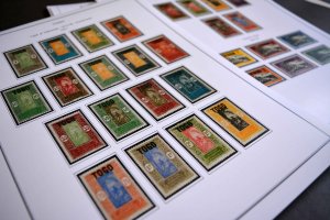 COLOR PRINTED TOGO 1897-1956 STAMP ALBUM PAGES (26 illustrated pages)