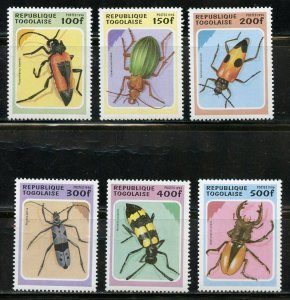 TOGO SCOTT #1706/11 INSECTS  SET MINT NEVER HINGED