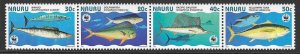 NAURU SG458a 1996 FISH MNH