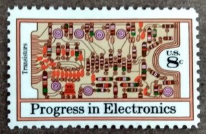 US #1501 8c Progress in Electronics MNG (1973)