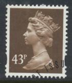 Great Britain SG Y1716 Sc# MH232    Used with first day cancel - Machin 43p