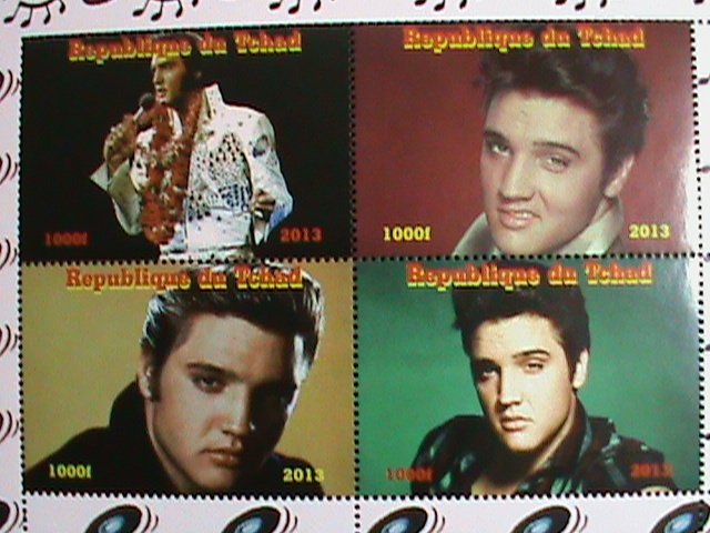 ​CHAD STAMP 2013-ROCK & ROLL MOVIE STAR ELVIS PRESLEY MNH:SHEET#2 VERY FINE