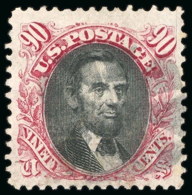 MOMEN: US STAMPS #122 USED VF+ PF CERT LOT #80222