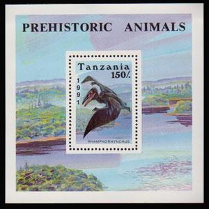 TANZANIA 1991 - Scott# 766 S/S Dinosaur NH