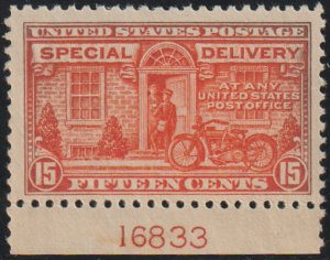 US #E13 SCV $75.00 VF mint never hinged, super nice color,  Nice Stamp,  SCV ...