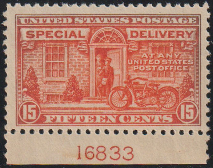 US #E13 SCV $75.00 VF mint never hinged, super nice color,  Nice Stamp,  SCV ...