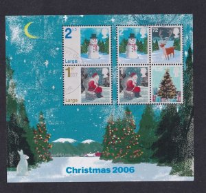 Great Britain #2411 cancelled 2006 sheet  Christmas