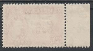 TRISTAN DA CUNHA 1952 KGVI SHIP 2/6 STAMP MNH **