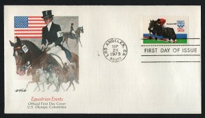 #1794 15c Equestrian, Fleetwood FDC **ANY 5=FREE SHIPPING**