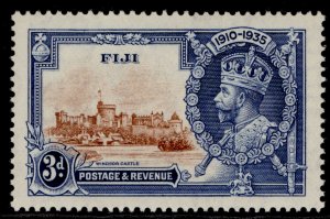 FIJI GV SG244, 3d brown & deep blue, LH MINT.