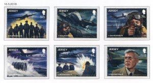 Jersey 2018 Raf Set SG2254/2259 Unmounted Mint