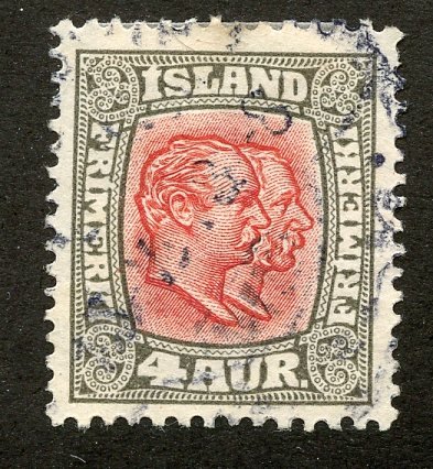 Iceland, Scott #101, Used