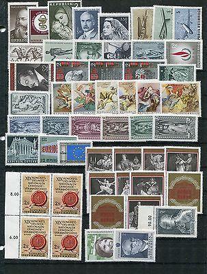 Austria  Mint VF and 95% NH  collection