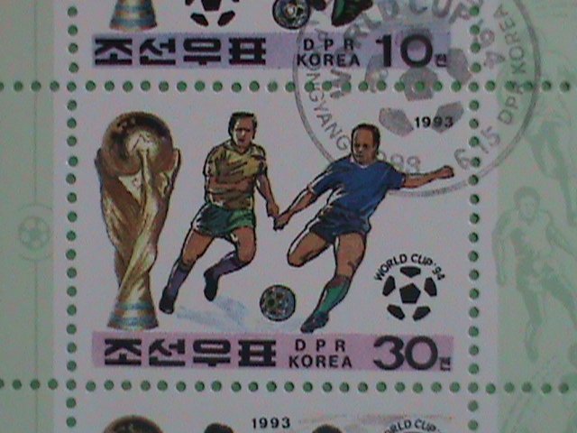 KOREA STAMP 1993 WORLD FOOT BALL CHAMPIONSHIP  ; CTO- NOT HING  S/S SHEET #2