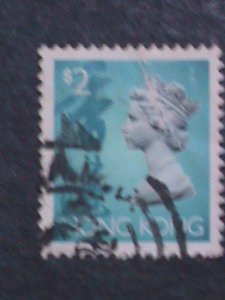 ​HONG KONG-CHINA 1992 SC# 651A QUEEN ELIZABETH II STAMP- USED VERY FINE