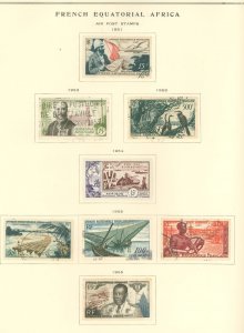 French Equatorial Africa #C35-C42 Used Single (Complete Set)