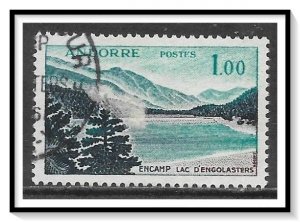 Andorra French #153 Engolasters Lake Used