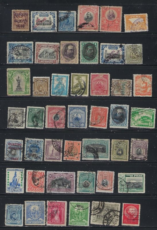 Peru #1 / 45 Different All Used (fe4068)