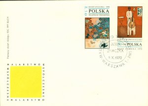 POLAND  1763-70 ON 4  FIRST DAY COVERS  BIN $6.00