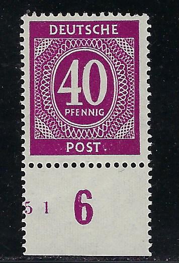 Germany AM Post Scott # 548, mint nh, var. HAN#