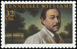 1995 Tennessee Williams Single 32c Postage Stamp, Sc# 3002, MNH, OG