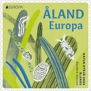 Aland islalnds Åland Finland 2024 Europa CEPT Underwater fauna & flora stamp MNH