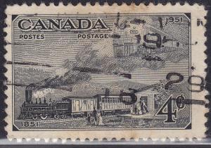 Canada 311 Postage Stamp Centenary 1951