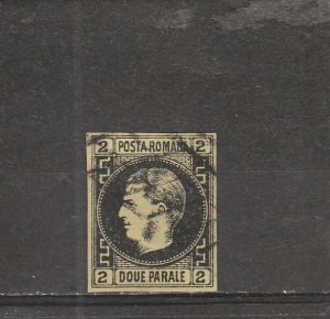 Romania  Scott#  29  Used  (1866 Prince Carol I)