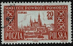 1954 Poland Scott Catalog Number 639 Used