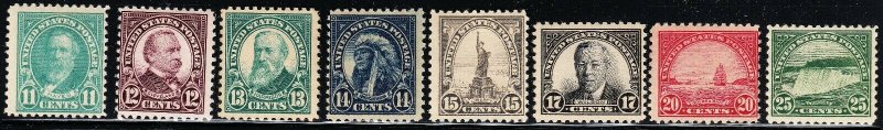 U.S. 551-573, 622-23, MH & MNH (32220)