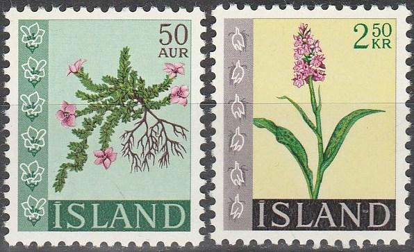 Iceland #393-4  F-VF Unused  (V386)