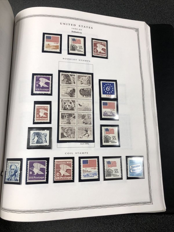 US Collection In Album: 1920’s-1988 Mostly Never Hinged Retail Value Over $700+