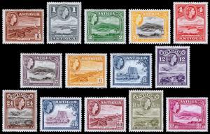 Antigua Scott 107-120 (1953-56) Mint H VF M