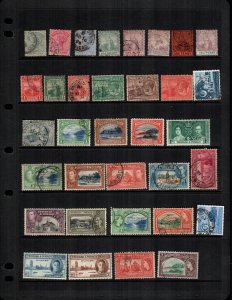 Trinidad and Tobago  34 diff mint  hinged and used