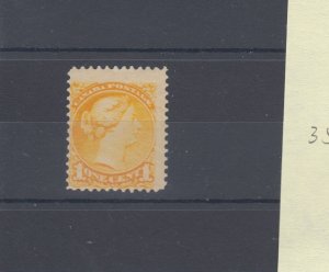 Small Queen #35 Fine Light hinge full gum Canada mint