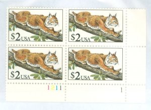 United States #2482 Mint (NH) Plate Block (Fauna)