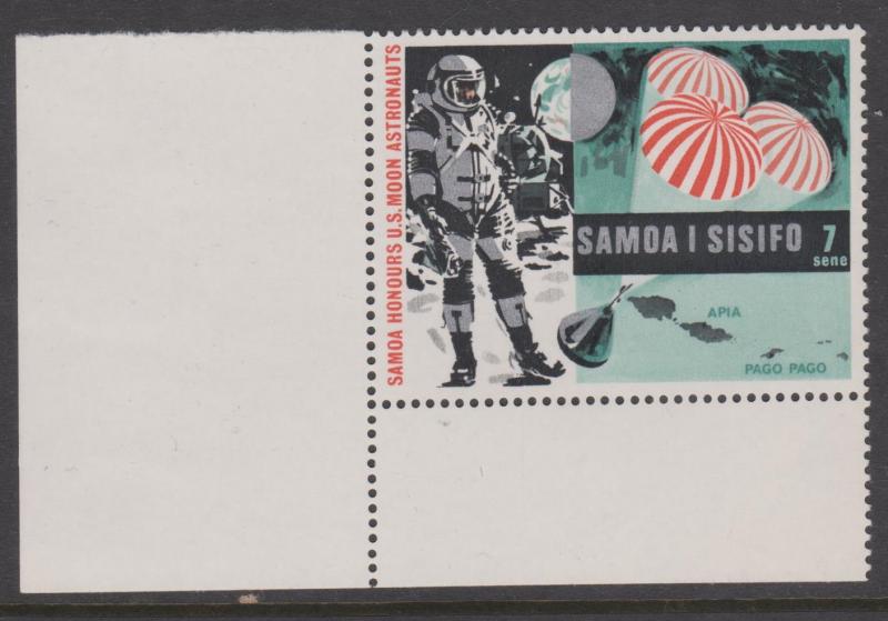 Samoa Moon Astronauts  Sc#315 MNH Corner