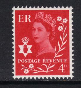 Northern Ireland GB 1969 QE2 4d Bright Vermilion SG NI 9 Umm  ( D846 )