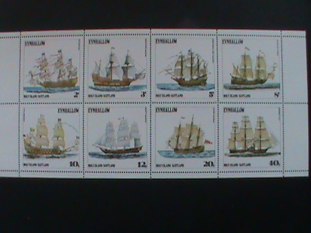 Eynhallow Scotland Stamp:famous Classics Ships- MNH - Mini Sheet