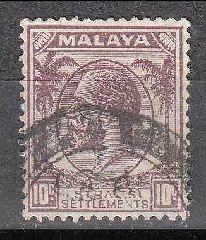 Straits Settlements 1936 Sc 224 KGV 10c Used