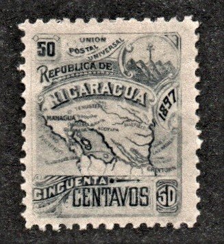 Nicaragua 98F Mint hinged. Wmk. 117