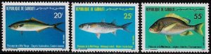 Djibouti #616-8 MNH Set - Fish