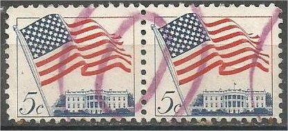 UNITED STATES, 1963, used 5c Flag Scott 1208