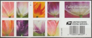 5786b, 5777-86, Booklet pane of 20. Tulip Blossoms, MNH, Forever.