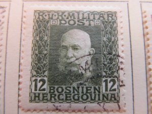 Bosnia & Herzegovina 1912-14 12h fine used stamp A13P17F34