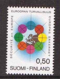 Finland   #523    MNH   1972  European security