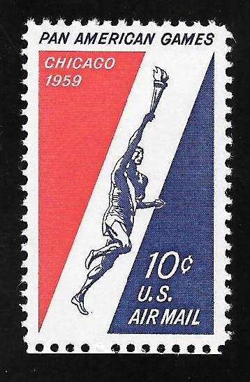 C56 10 cents Pan-Am Games, Chicago Stamp mint OG NH XF