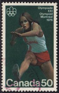 Canada - 1975 - Scott #666 - used - Sport Hurdles Running