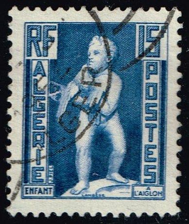 Algeria #242 Child with Eagle; Used (0.25)