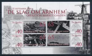 [75383] Gambia 2008 World War II Operation Market Garden Sheet MNH